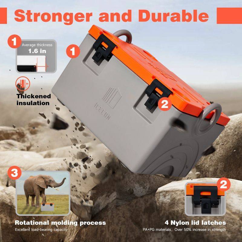 Caixas de catering isoladas, recipientes de transporte de alimentos quentes