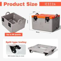 Recipientes de comida quente para caixa de transporte de catering