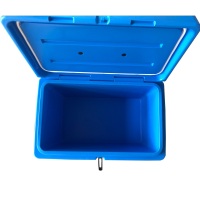 Caixa de contêiner de transporte para preservação de calor com gelo seco