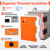 Porta-bandejas isolada para alimentos