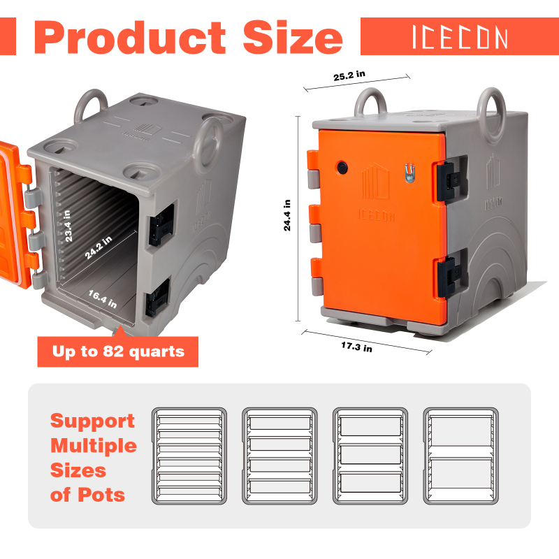 Porta-bandejas isolada para alimentos