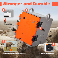 Porta-bandejas isolada para alimentos
