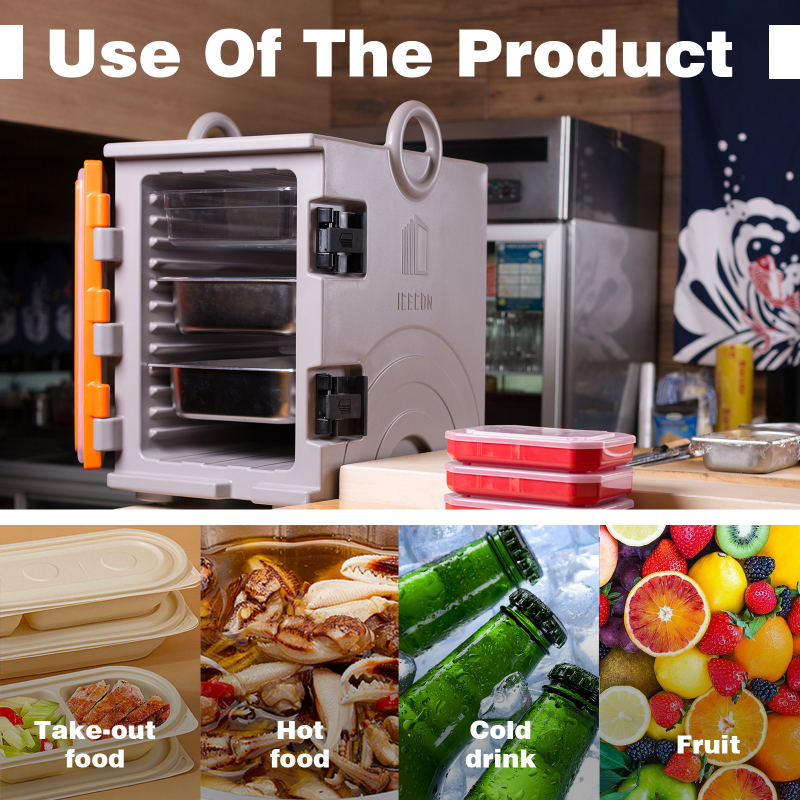 Porta-bandejas isolada para alimentos