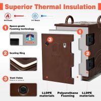 Insulated Food Delivery Pan Carrier For Hot Food