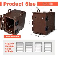 Insulated Food Delivery Pan Carrier For Hot Food