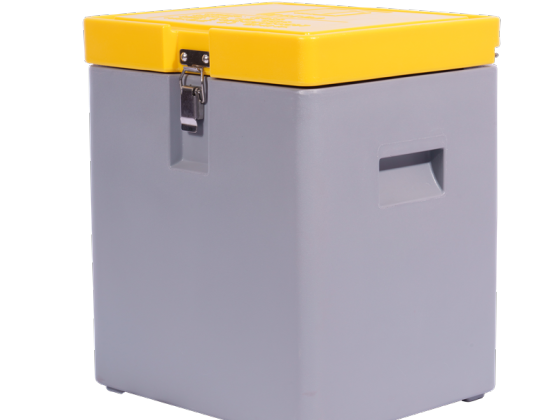 Recipientes isolados de 1 pé cúbico de 60 libras para gelo seco