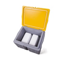 Recipientes isolados de 1 pé cúbico de 60 libras para gelo seco