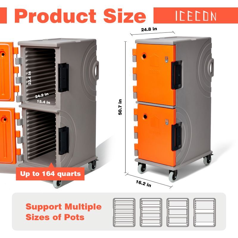 Thermal Hot Food Pan Carrier
