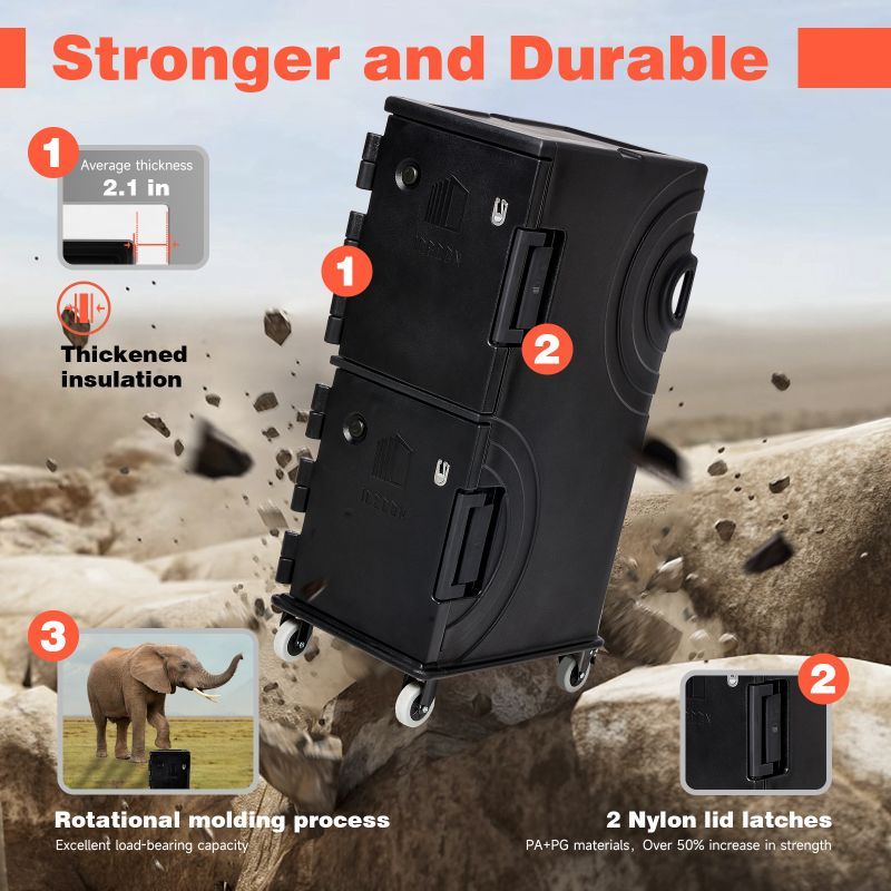 Caixas de transporte de alimentos quentes porta-panelas isoladas