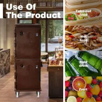Termisk mad Transpoet æsker Hot Food Pan Carrier