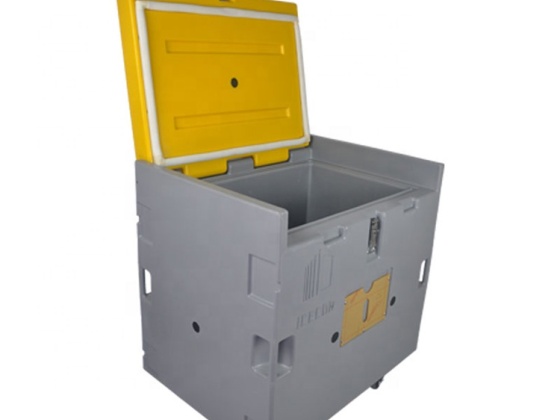 Caixa pequena isolada para gelo seco