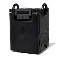 Caixa isolada para transporte de alimentos para catering