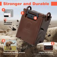 Caixas móveis de transporte de alimentos quentes