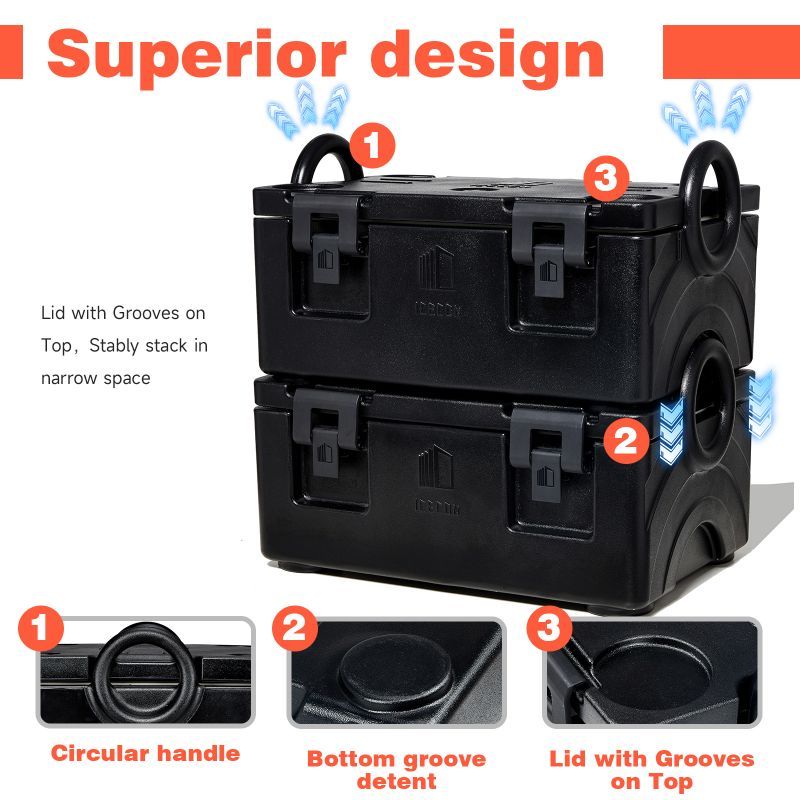Catering Sheet Pan Carrier Food Transport Boxes