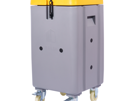 Caixas de armazenamento de gelo seco em refrigerador de plástico