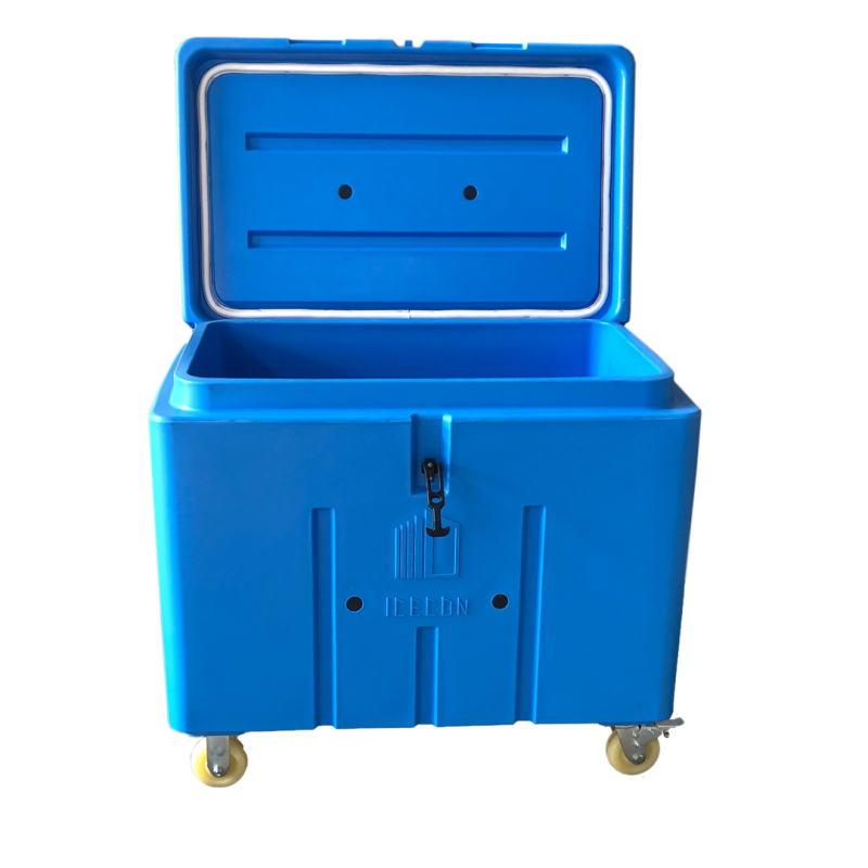 Caixa fria para armazenamento de gelo seco