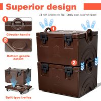 Recipientes aquecidos para transporte de alimentos