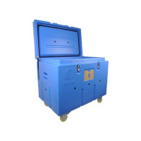 Recipientes de armazenamento para transporte de gelo seco