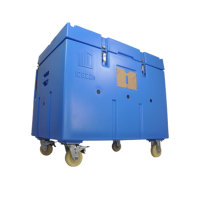 Recipientes de armazenamento para transporte de gelo seco