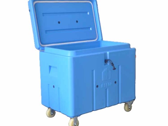 Caixa fria para armazenamento de gelo seco