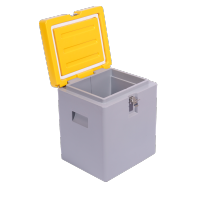 Recipientes isolados para armazenamento de gelo seco