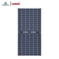550W Bifacial Module With Dual Glass Solar PV Panel