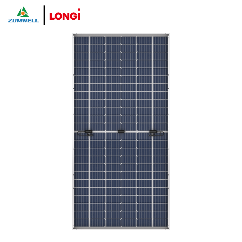 555W Bifacial Module With Dual Glass Solar PV Panel