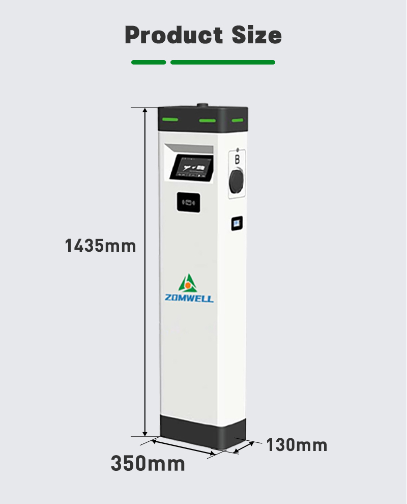 7kw Dual Port AC Level 2 EV Charger With Internet Connection