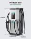 Level 3 60kw Dual CSS2 Port DC EV Charger For Commercial