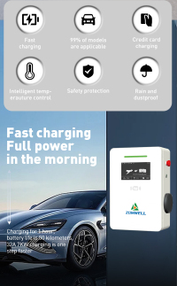 شارژر 11 کیلوواتی AC سطح 2 EV با اتصال به اینترنت