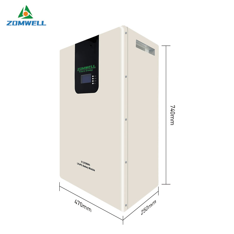 Supply Zomwell 15kWh 51.2V LiFePO4 Vertical home energy storage