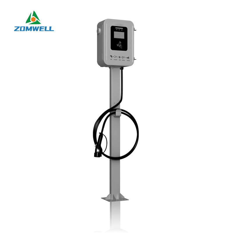 Carregador fixado na parede da C.A. EV da posição do assoalho do nível 2 7kW 14kW com conexão à Internet
