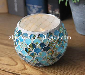 mosaic tea light holders