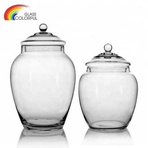 Large Glass Storage Jars With Lid Glass Canisters With Lids