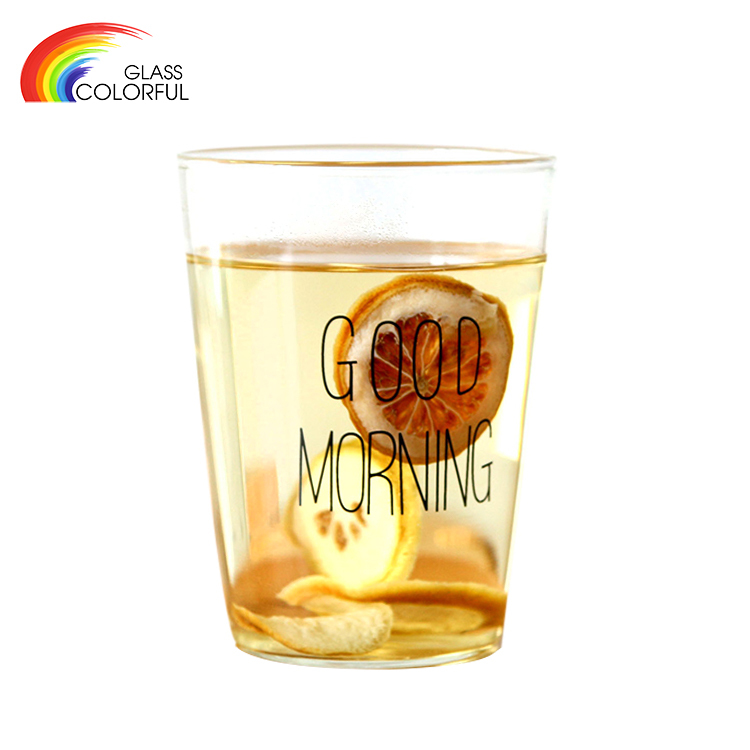 Glass Tea Cup Glass Mugs With Handles With Bamboo Lids