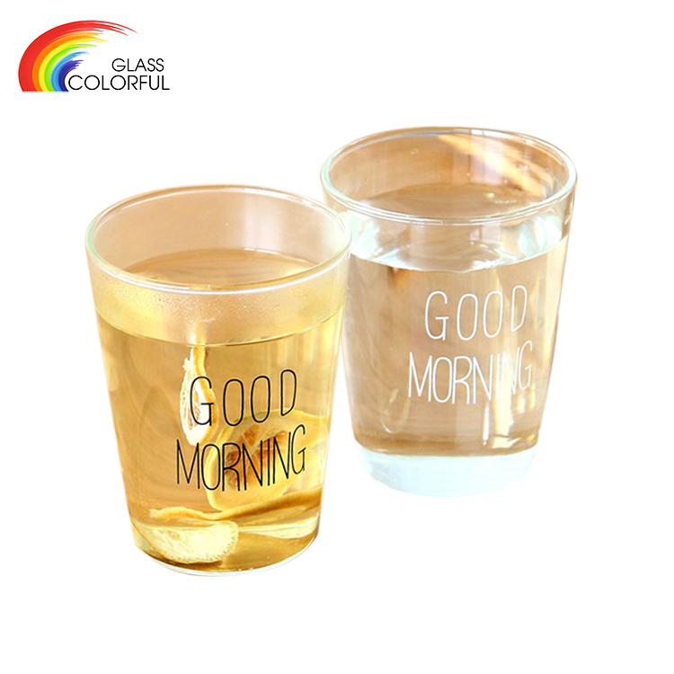 Glass Tea Cup Glass Mugs With Handles With Bamboo Lids