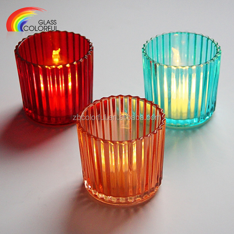 coloured candle jars wholesale