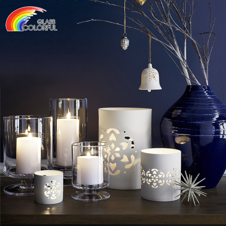 Long Stemmed Hurricane Candle Holders