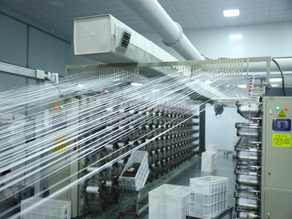 Actual shot of wire drawing production line