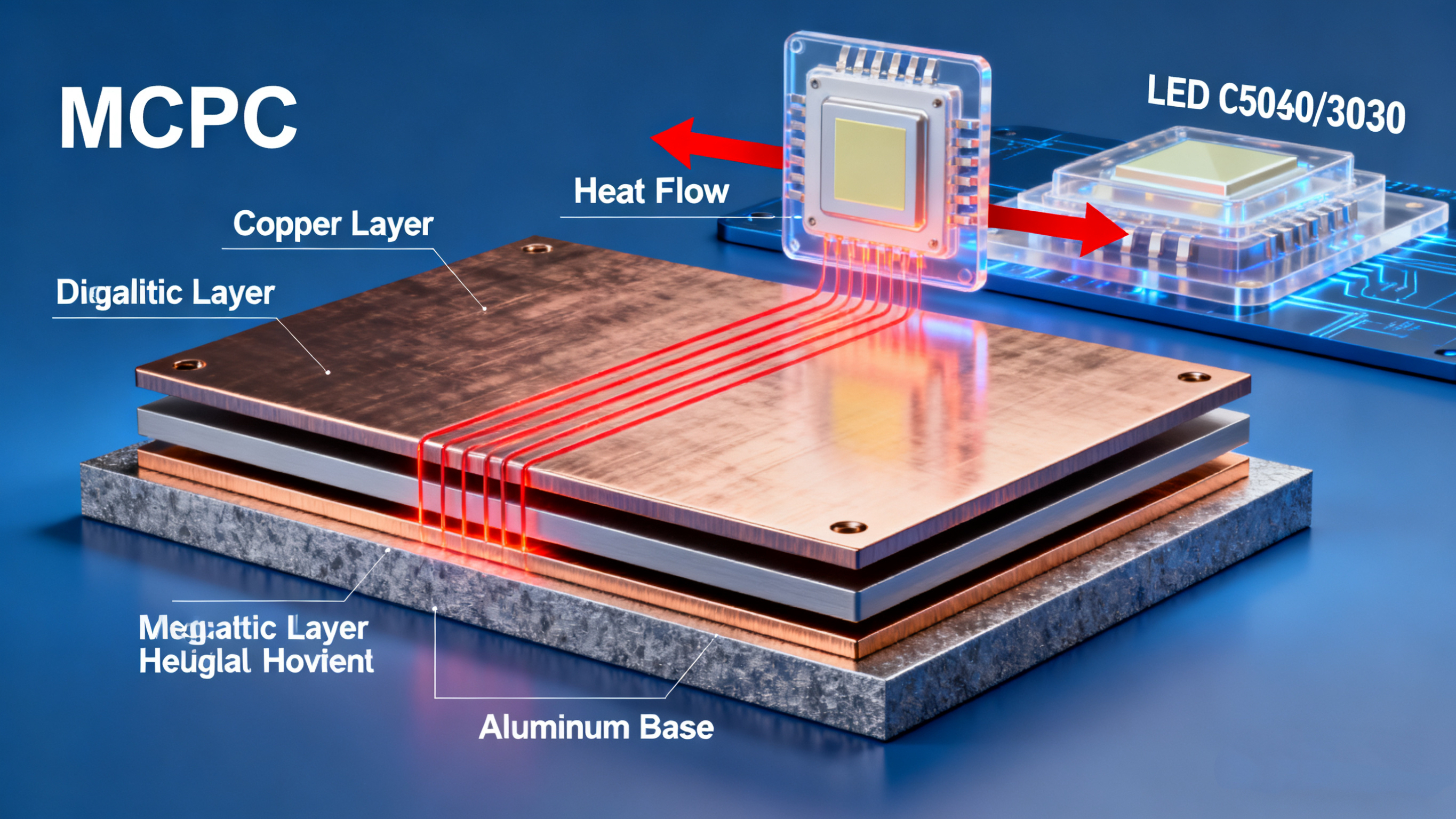 MCPCB Structure, Materials, and Their Critical Influence on LED ...