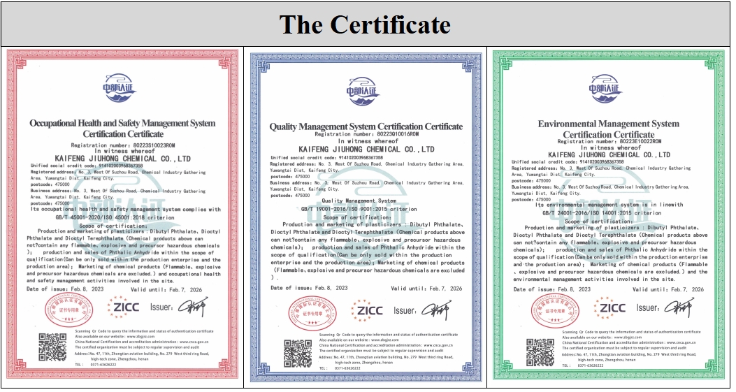 raw material DPHP plasticizer