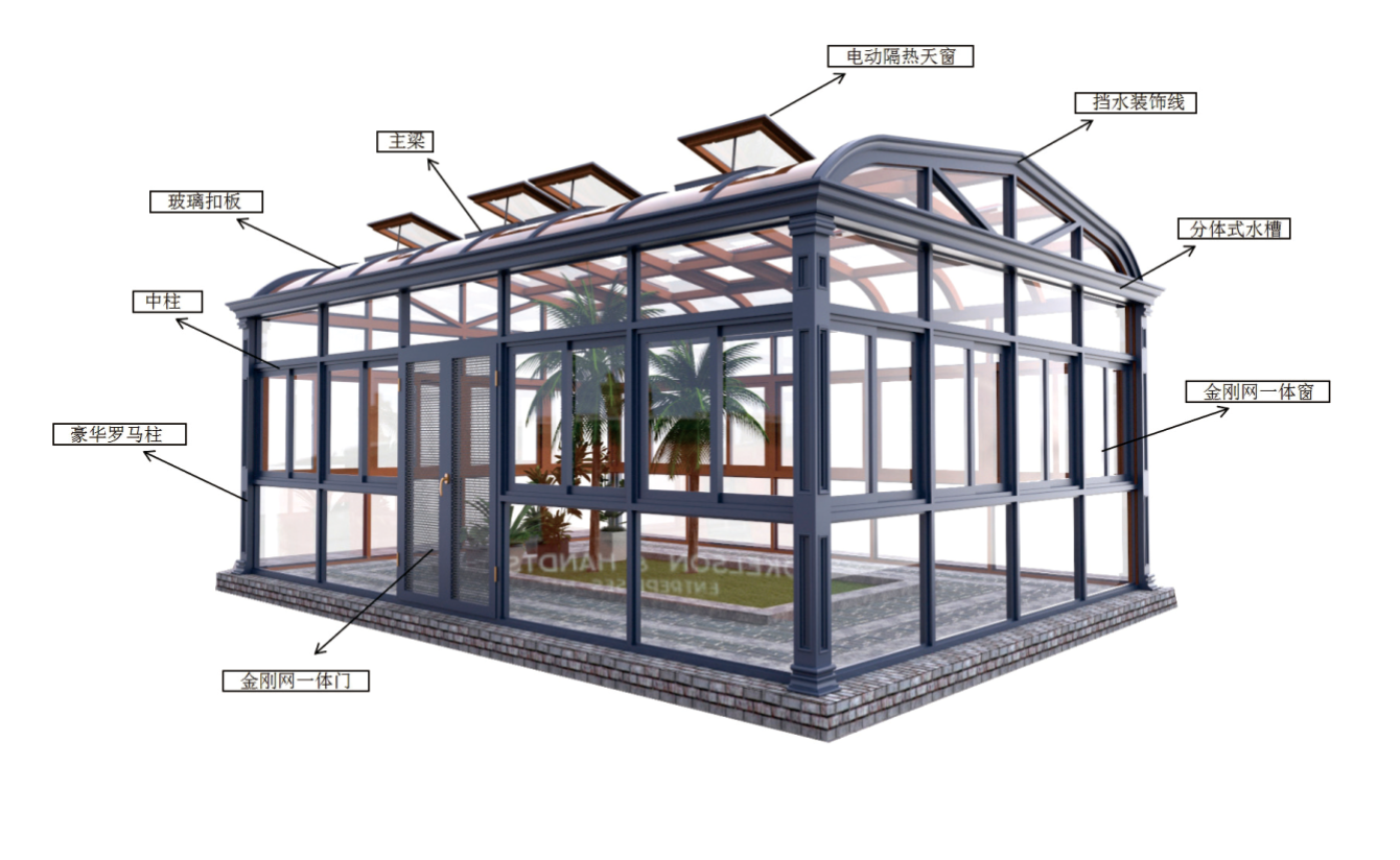 aluminum alloy sunrooms