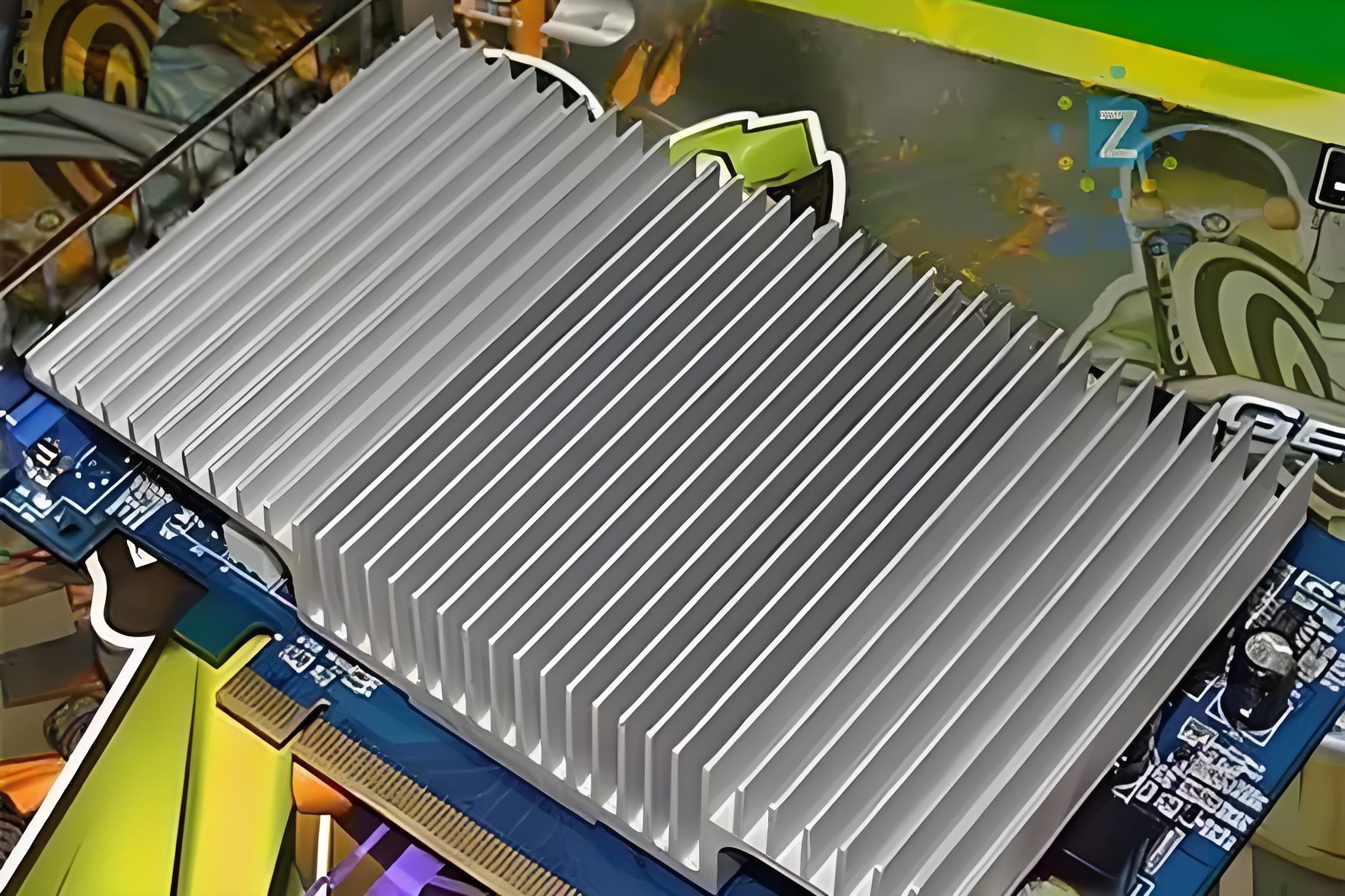 comb - shaped heat sinks