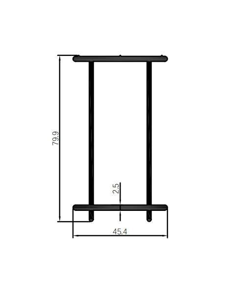 Profile de perete cortina izolate din aliaj de aluminiu-seria 50