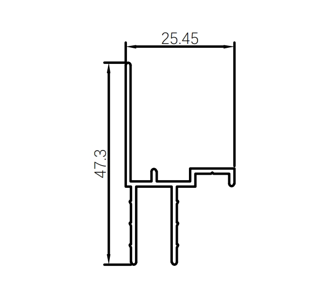 Garduri din aliaj de aluminiu Profile decorative pentru plăci de cleme