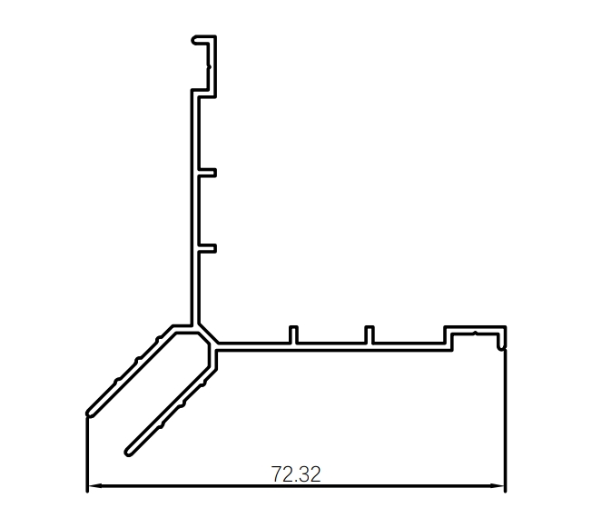 Garduri din aliaj de aluminiu Profile decorative pentru plăci de cleme