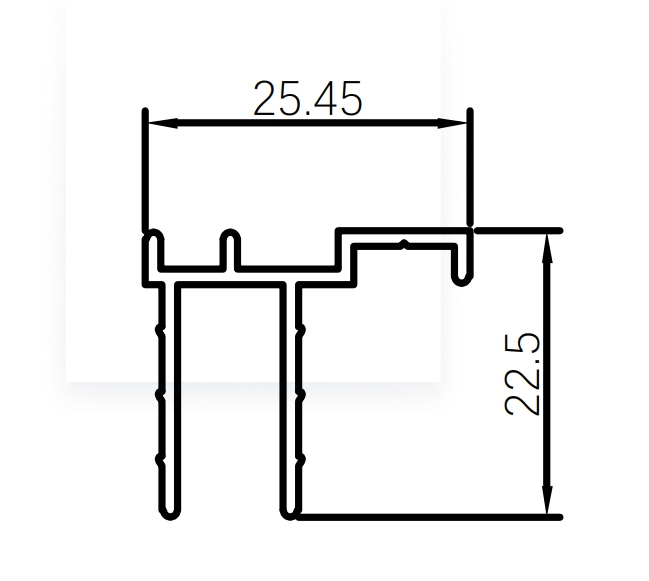 Garduri din aliaj de aluminiu Profile decorative pentru plăci de cleme