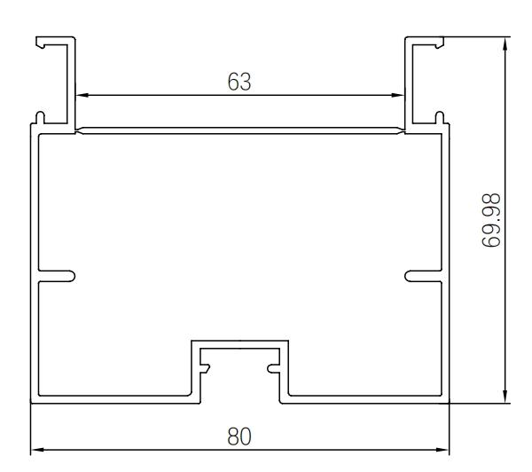Perete cortina din otel placat cu aluminiu