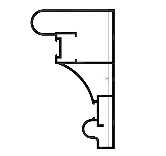 Wintergartenprofile aus Aluminiumlegierung – Serie 120