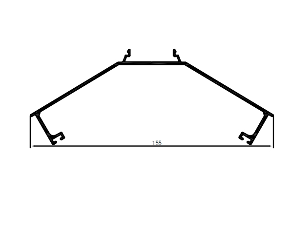 Wintergartenprofile aus Aluminiumlegierung – Serie 120